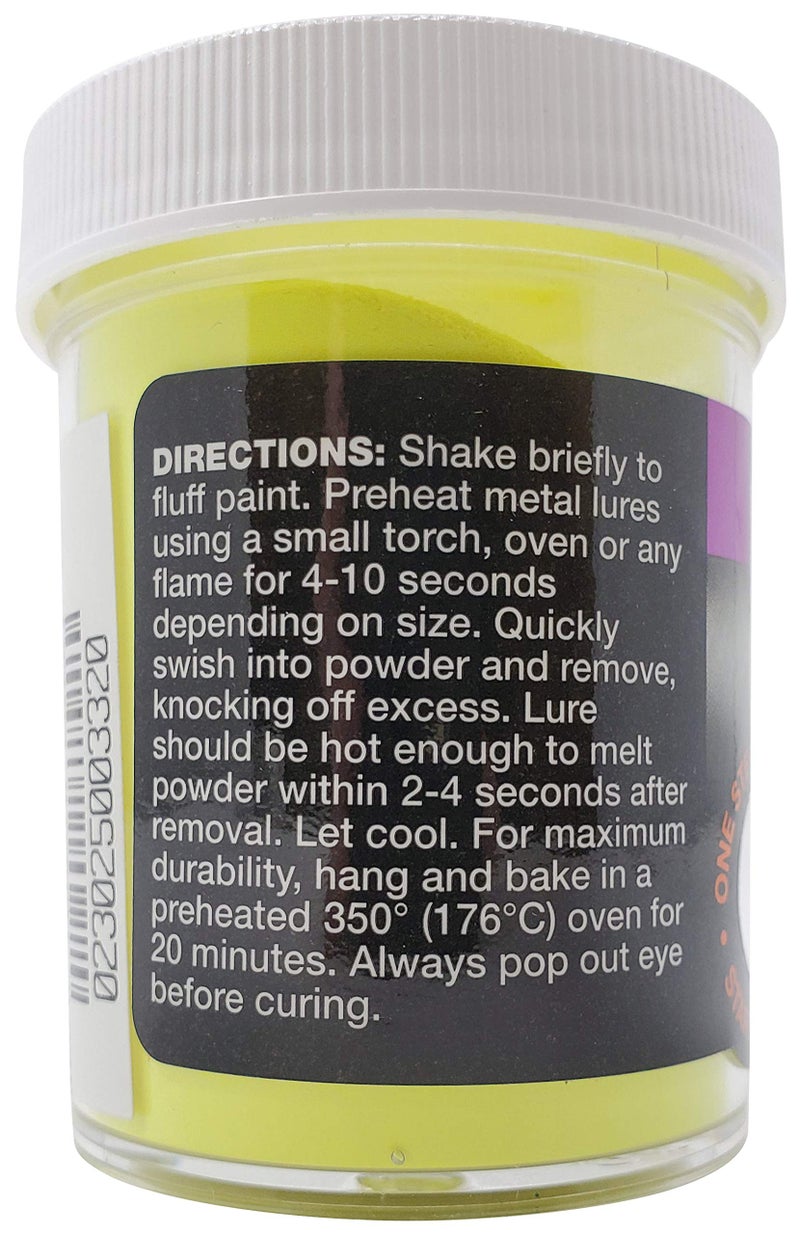 Pro-Tec OFT GLOW-YELLOW CHART PROTEC Powder Paint, 2 oz - Image 4